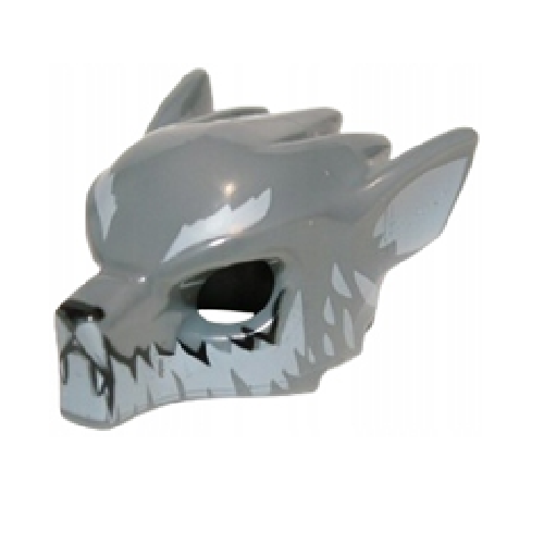 Маска волка 11233pb02 Dark Bluish Gray