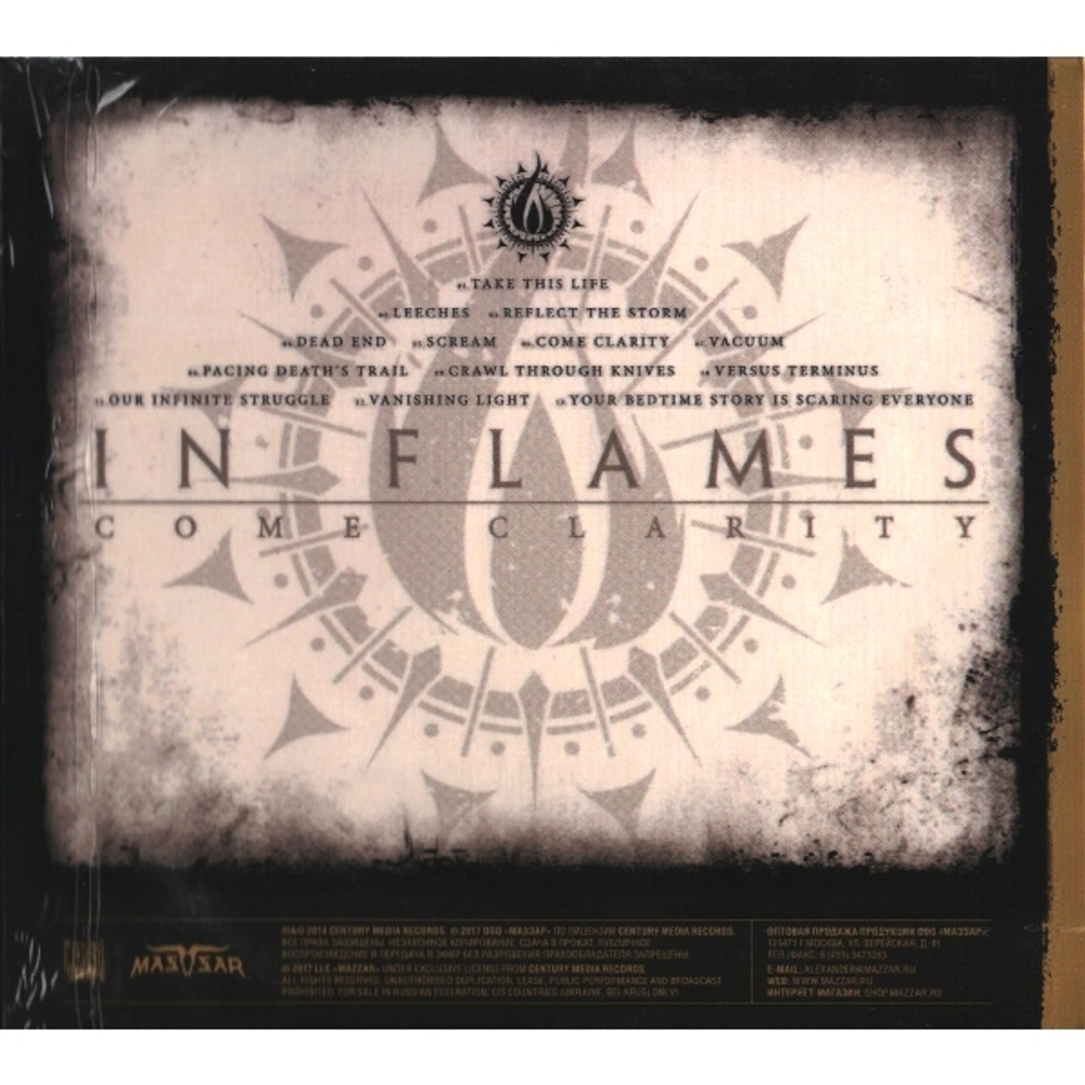 In Flames / Come Clarity (RU)(CD)