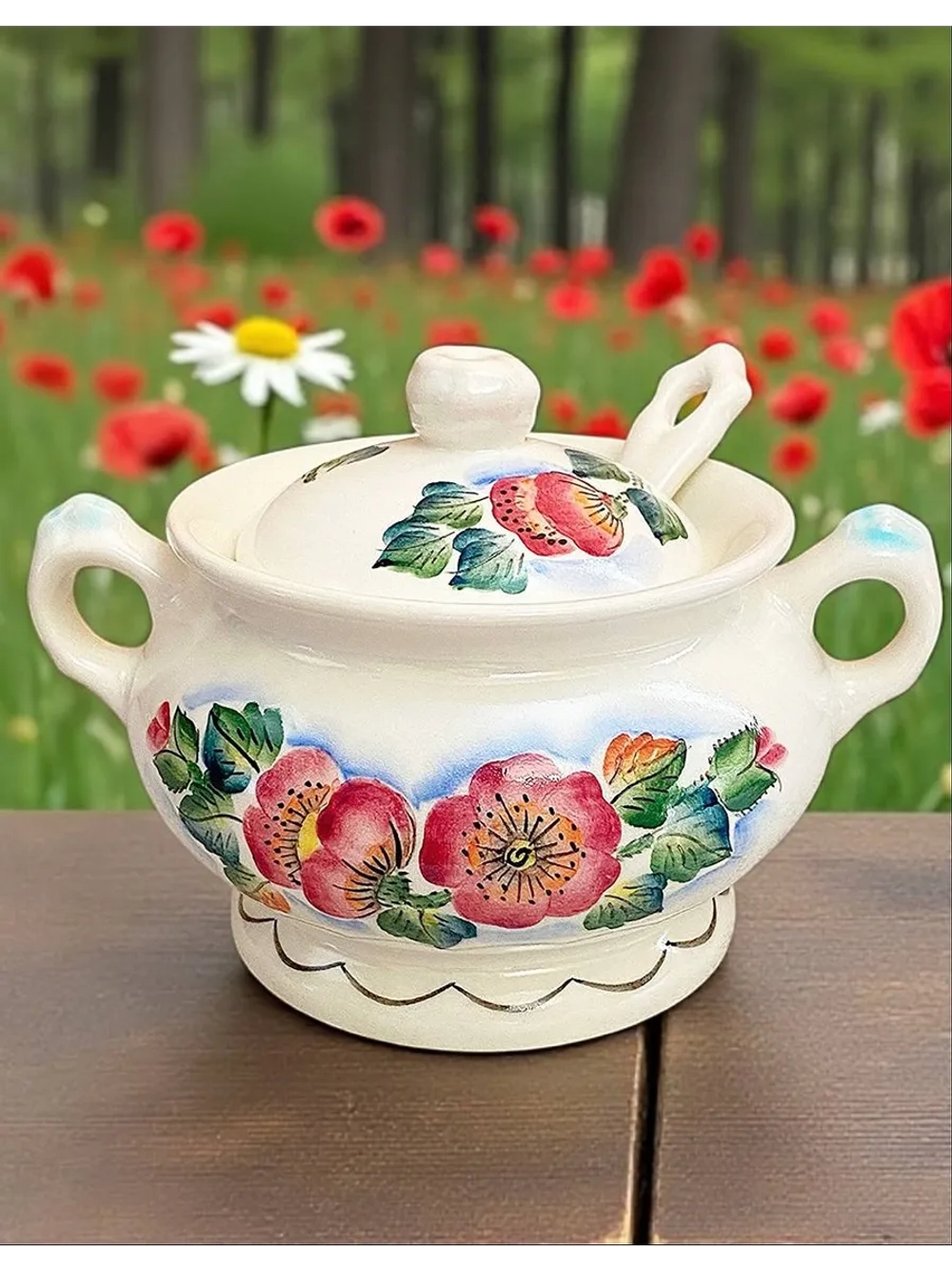 Сахарница Гостеприимная Маки