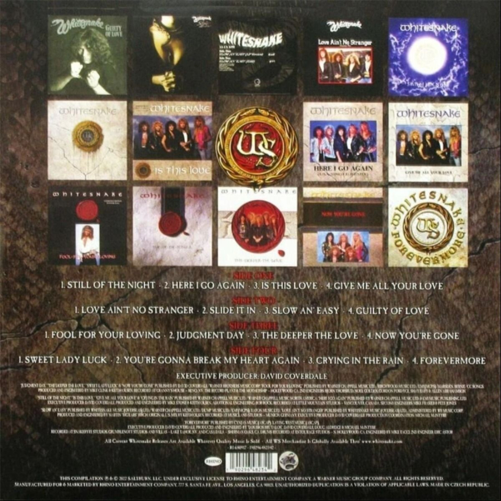 Whitesnake — Greatest Hits Revisited - Remixed - Remastered - Mmxxii (LP)