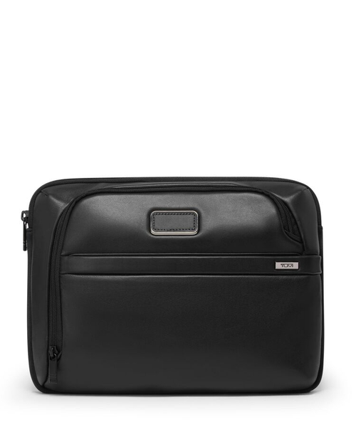 Кожаный чехол для ноутбука 13″ TUMI Alpha / Black