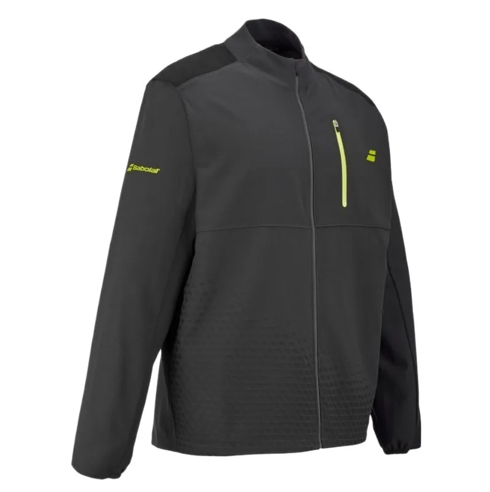 Мужская теннисная кофта Babolat Aero Tech - grey/aero