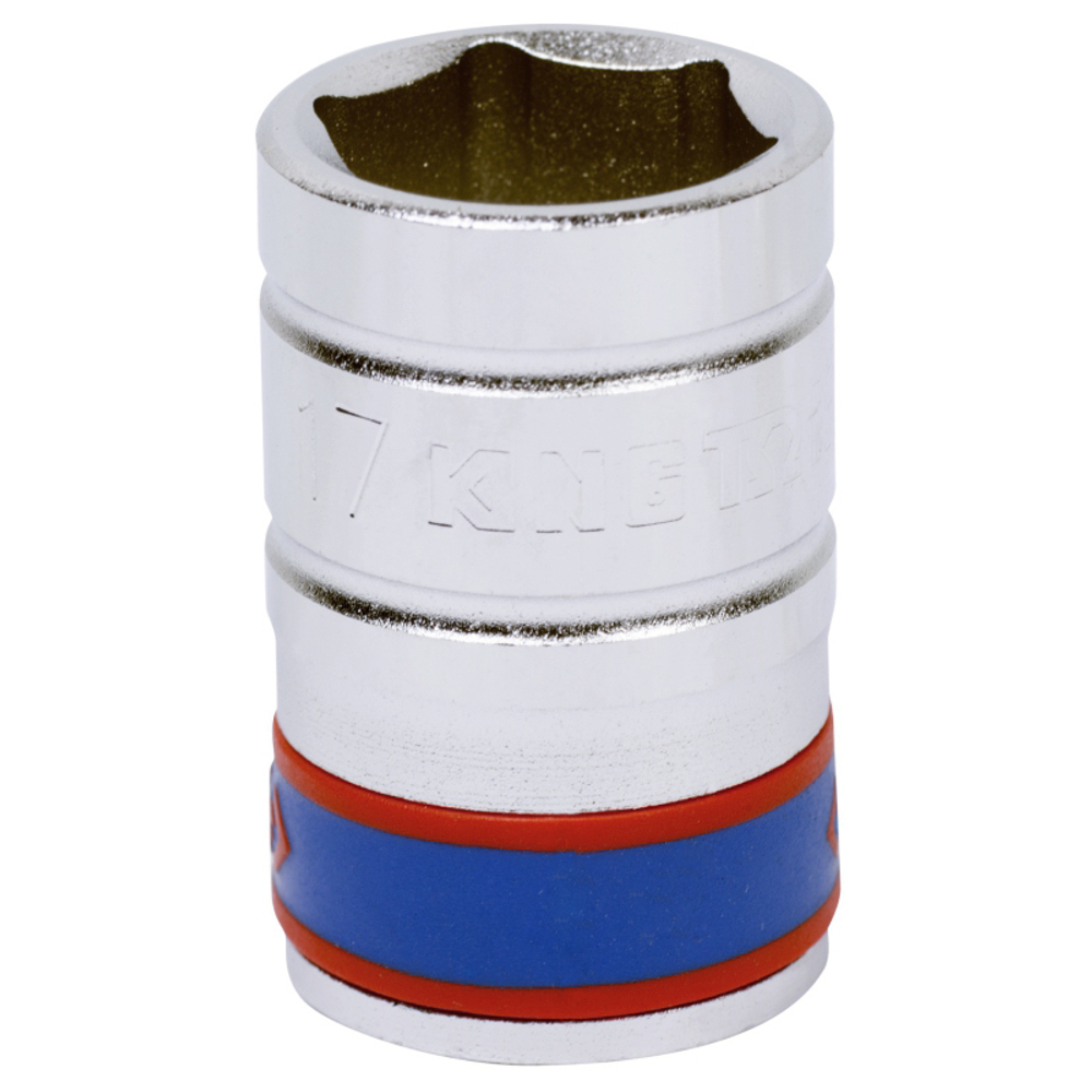 Головка торцевая стандартная шестигранная 1/2", 17 мм KING TONY 433517M