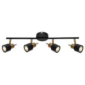 Спот 4*GU10 A1906PL-4BK черный ALMACH Arte Lamp