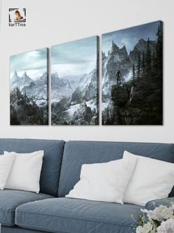 Картина на стену модульная Starfield, 150 см х 70 см