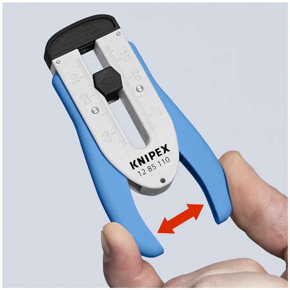 Инструмент для зачистки оптоволоконного кабеля Knipex 12 85 110 SB