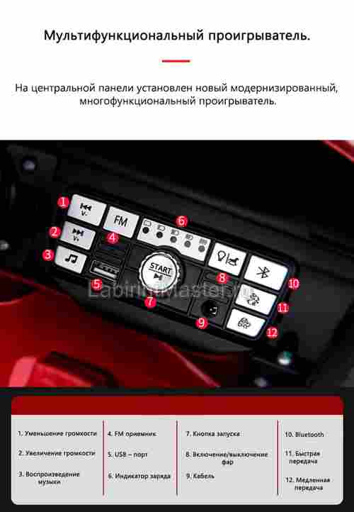 Детский электромобиль "Maserati GC-SPORT" S302, розовый