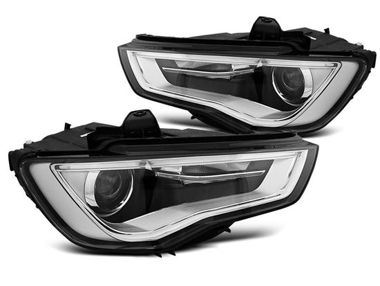 Передние фары Tube Light для Audi A3 8V (12-16) хромированная