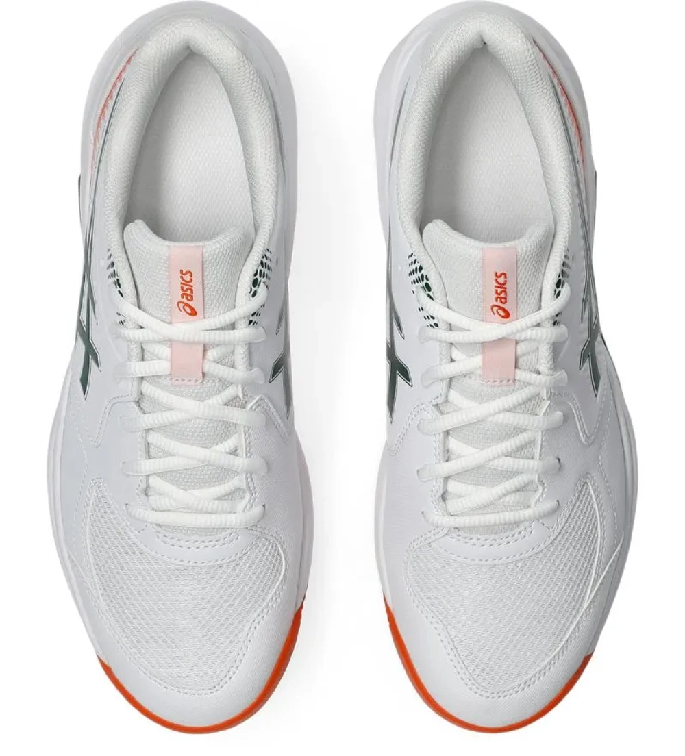 Мужские кросовки для Padel Asics Gel-Dedicate 9 Padel - white/jewel green