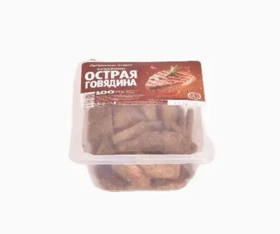 Сухарики Говядина острая 100гр*30шт