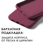 Мягкий Soft Touch чехол из силикона для GOOGLE PIXEL 7 (не 7A / 7 PRO!) с бархатной подкладкой