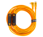 Кабель Tether Tools TetherPro USB-C to USB-C Right Angle 9.4m, оранжевый
