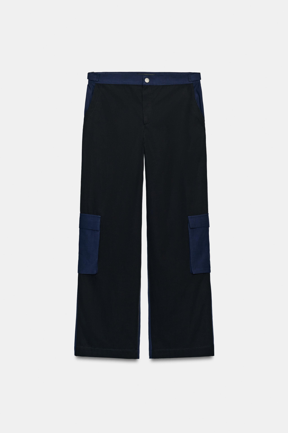 КОМБИНИРОВАННЫЕ БРЮКИ С КАРМАНАМИ — ZW COLLECTION — ZARA