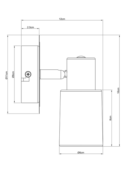 Спот Arte Lamp CAVALLETTA A4510AP-1SS, 1хE14
