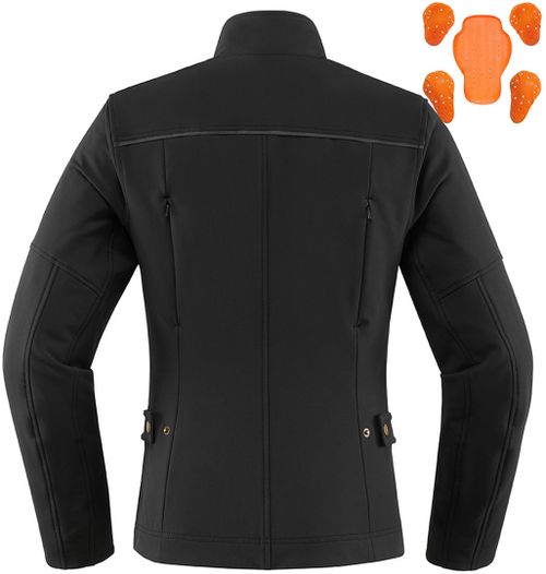 Купить Мотокуртка Текстильная Icon Hella Jacket / Женская / Черный