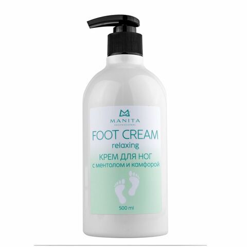 MANITA PROFESSIONAL крем для ног с ментолом и камфорой 500 ml