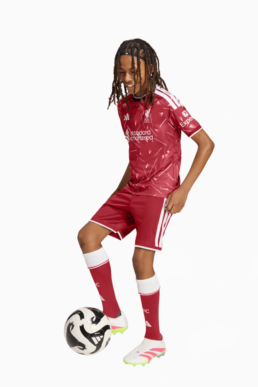 Шорты adidas Liverpool FC 26/27 Home Junior - бордовый