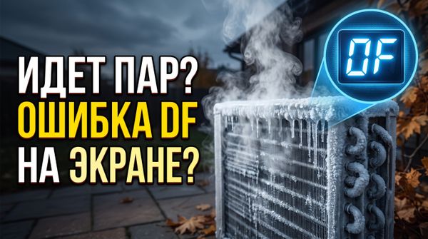 Обогрев кондиционером в межсезонье: почему он перестает дуть и уходит в оттайку (Defrost)