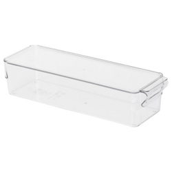 IKEA KLIPPKAKTUS  (ИКЕА КЛИППКАКТУС)  -  Контейнер для холодильника - прозрачный 32x10x8 см
