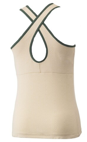 Женский топ теннисный Yonex RG Tank - песочный