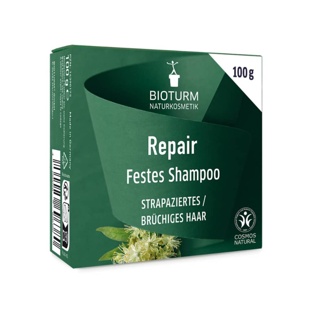 Твердый шампунь (для поврежденных волос) Bioturm, 100 гр