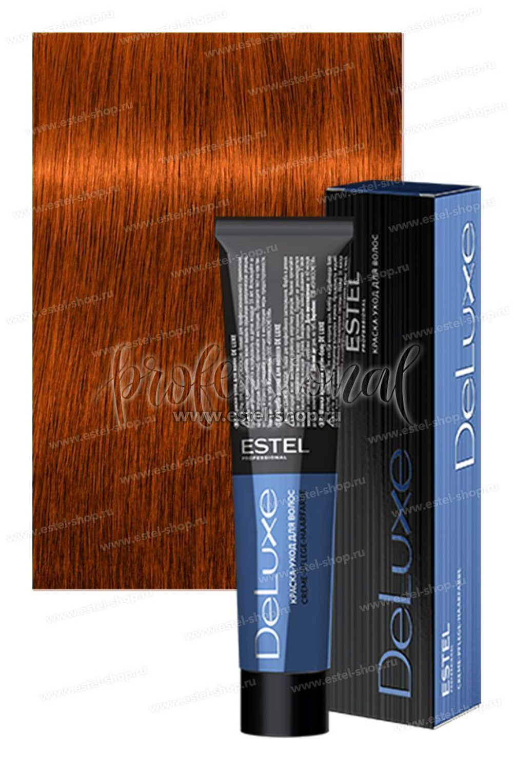 Estel DeLuxe 8/44 Светло-русый медный интенсивный 60 мл