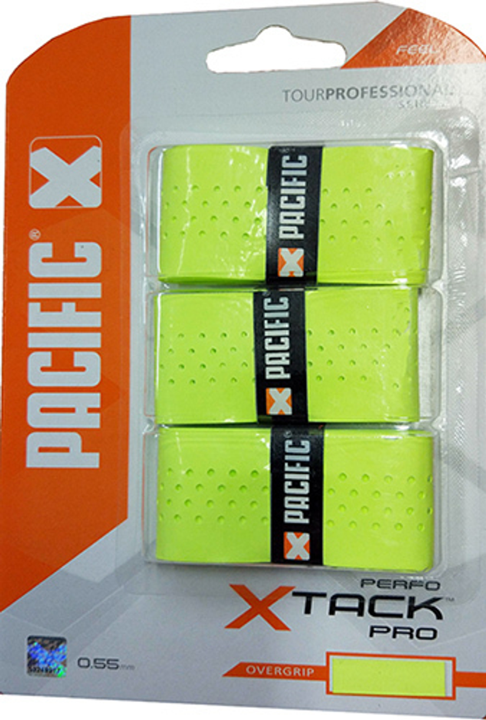 Намотки теннисные Pacific X Tack Pro Perfo lime 3P