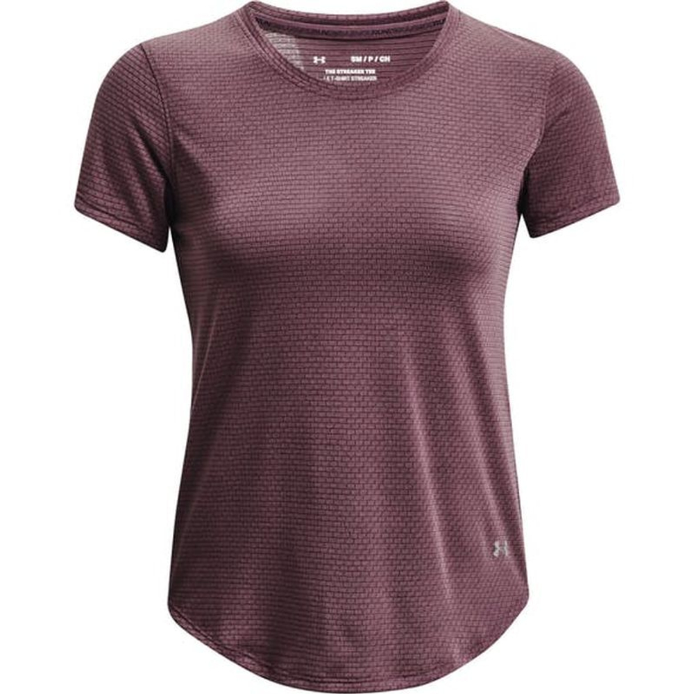 Женская теннисная футболка Under Armour Streaker Run Short Sleeve - Фиолетовый