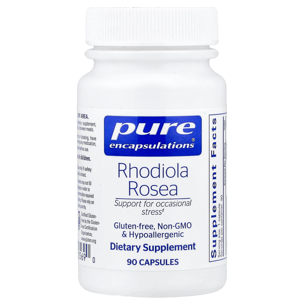 Pure Encapsulations, Rhodiola Rosea, 90 Capsules (100 mg per Capsule)