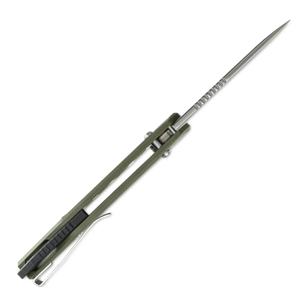 Нож складной SRM 261M-GP2 Cub Beadblast (140Cr Laminated, Green G10)