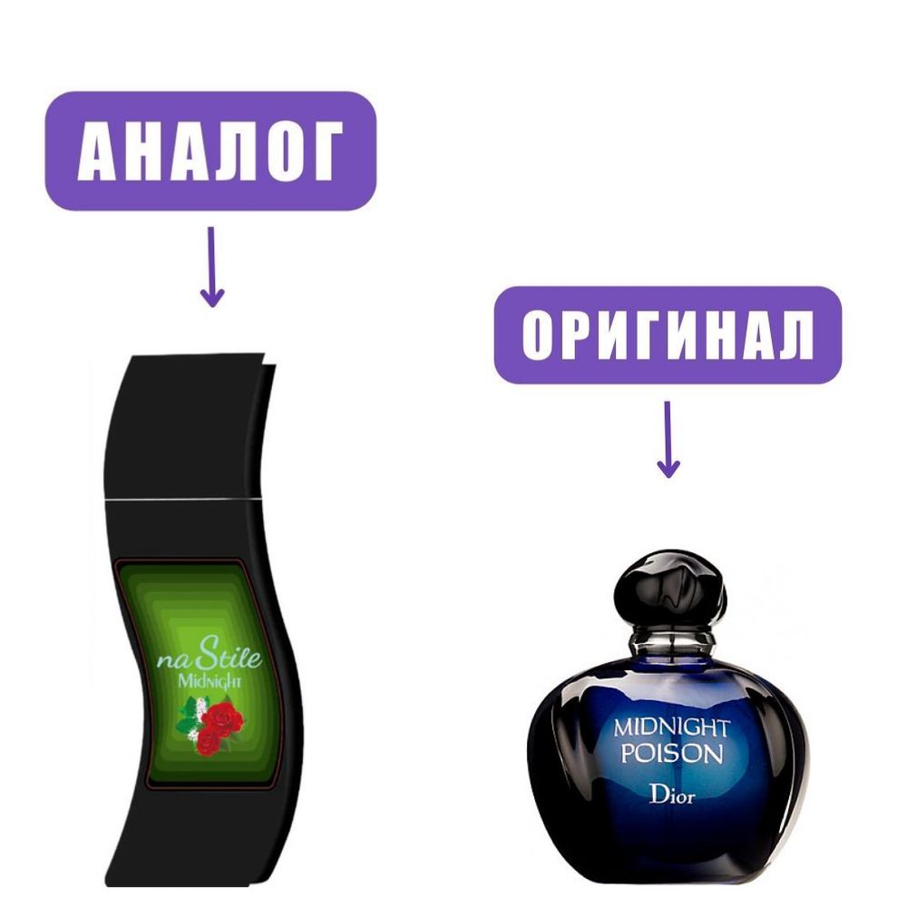 naStile MIDNIGHT edP 100ml lady (версия Christian Dior Poison Midnight)