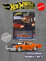 Машинка Хот Вилс Премиум 1970 Custom Plymouth HNW46 JBL87