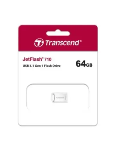 Память USB Flash 64 ГБ JetFlash 710 TS64GJF710S SILVER