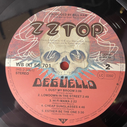 Винтажная виниловая пластинка LP ZZ Top Deguello (Германия 1979)