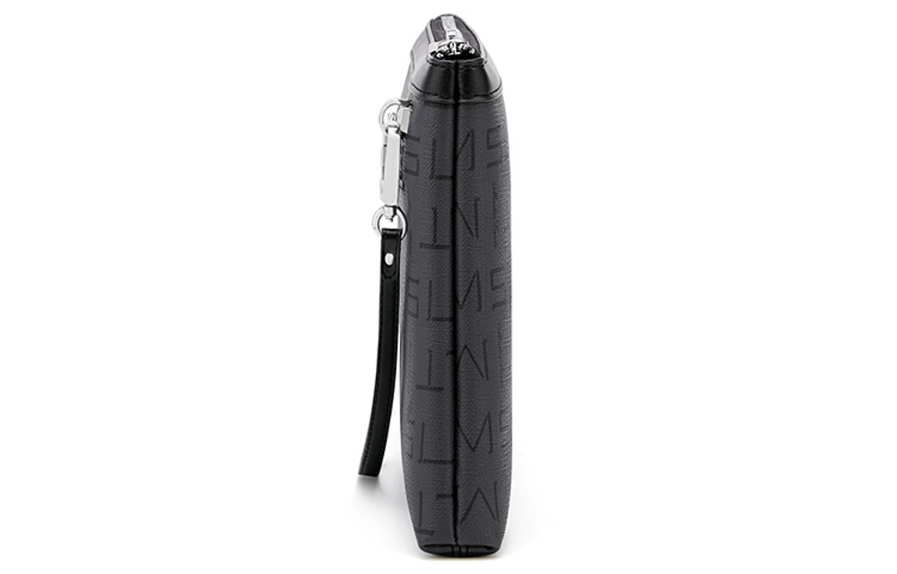 MashaLanti PVC Handheld Bag, Commute Bag, Envelope Bag, Clutch Regular Men"s Black