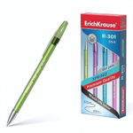 Ручка гелевая 0,5 мм, чёрная "R-301 Spring Gel Stick" (ErichKrause)