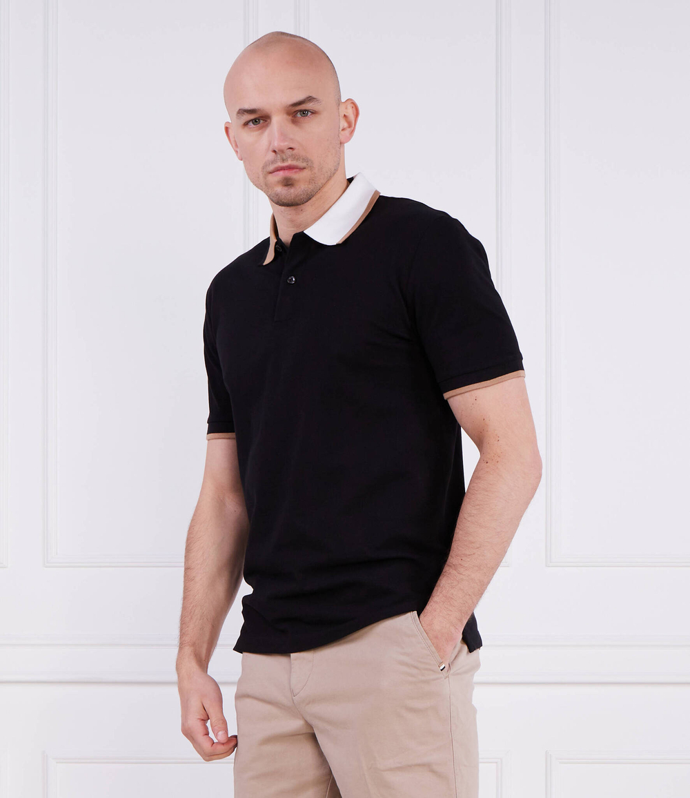 Поло Parlay 177 BOSS BLACK - черный(50488275)