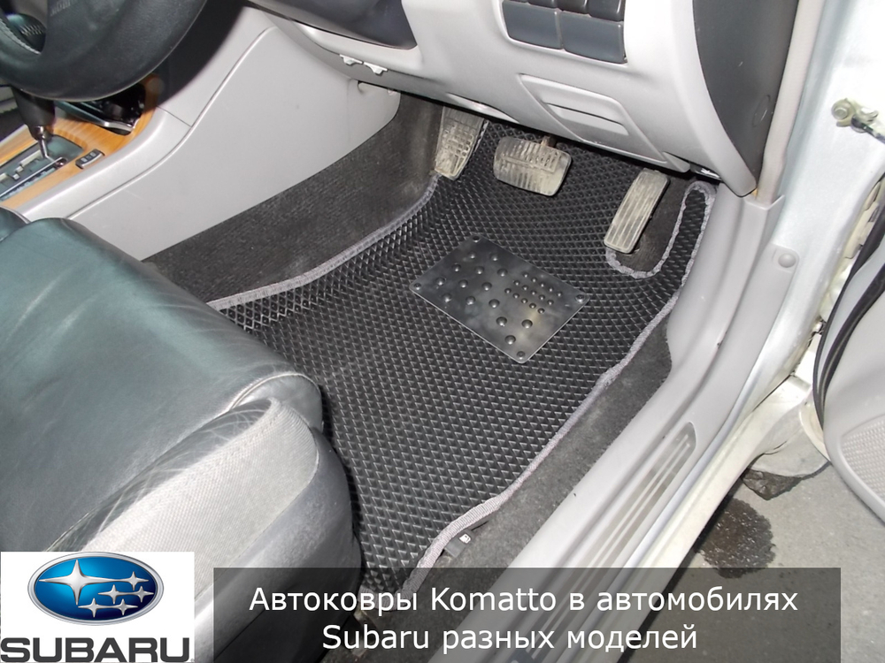 Автоковрики без бортов для Subaru Impreza WRX STI 3 (2008-2014)