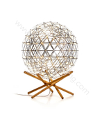 Floor lamp   Raimond Tensegrity by Moooi (Gold,  D 89 cm)