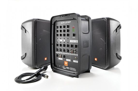 JBL EON208P активная АС, 300Вт, динамик 8 дюймов