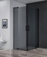Душевой уголок Cezares SLIDER-A-2-90/100-GRIGIO-NERO