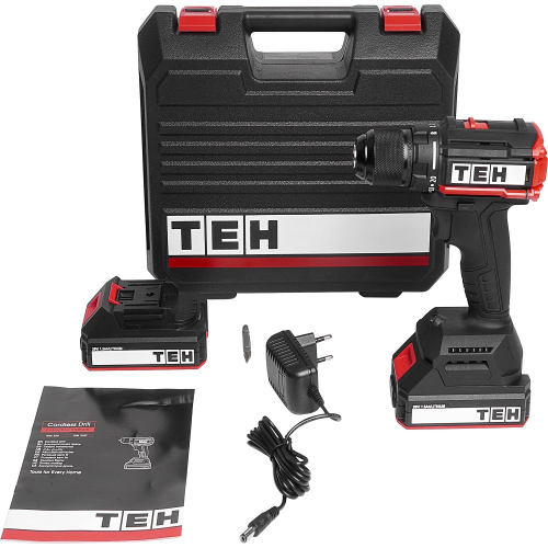 Дрель-шуруповерт аккумуляторная TEH TDBL220 20V