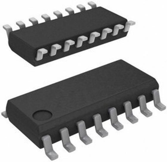 Микросхема логики HCF4042 SO16 / SO16