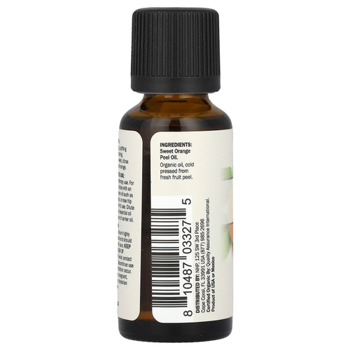 Dr. Mercola, Органическое эфирное масло, апельсин, 30 мл (1 жидк. унц.)
