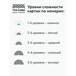 ТРИ СОВЫ Картина по номерам на холсте "Сочи", 40*50см, с акриловыми красками и кистями, ТРИ СОВЫ
