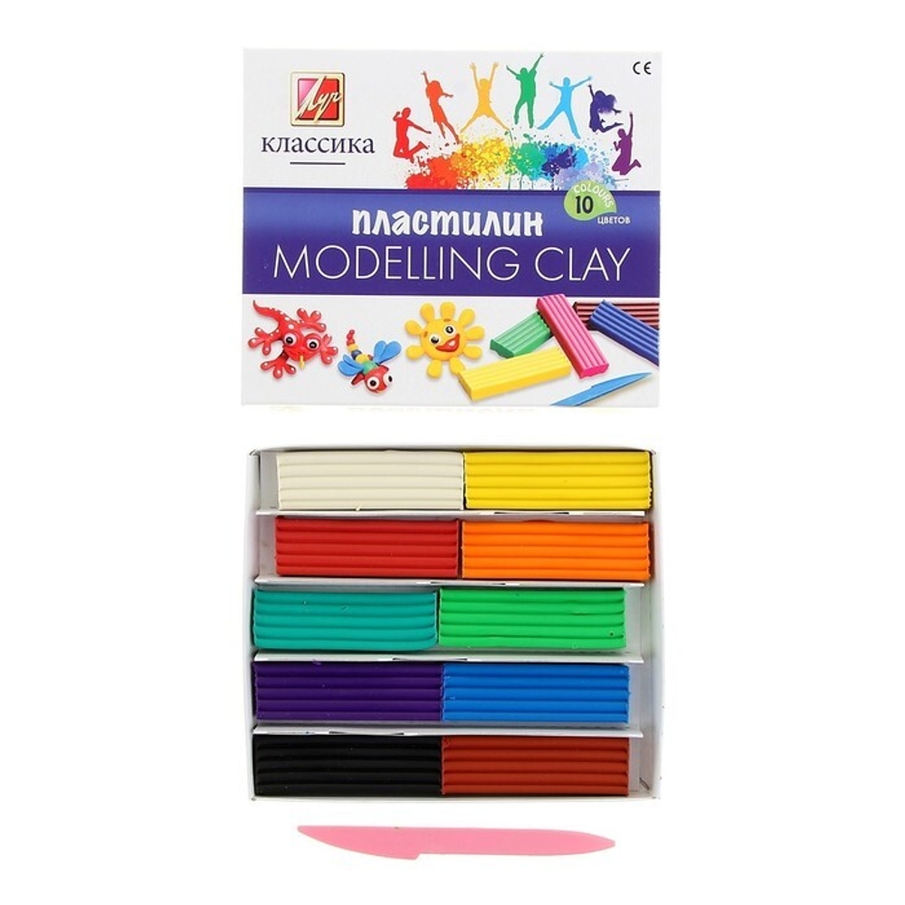Пластилин "Классика" 10 цв.