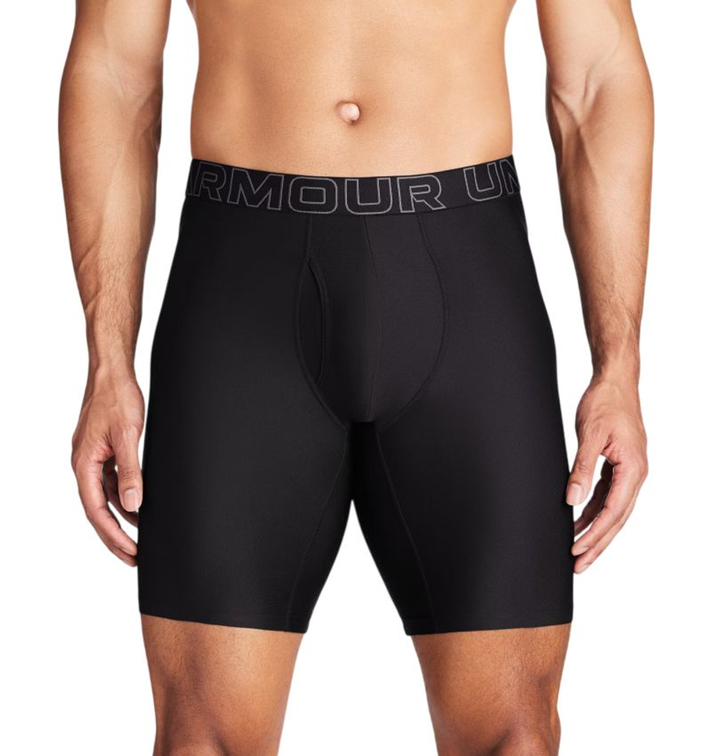 Мужские спортивные боксеры Under Armour Performance Tech 9in Boxerjock 3P - black