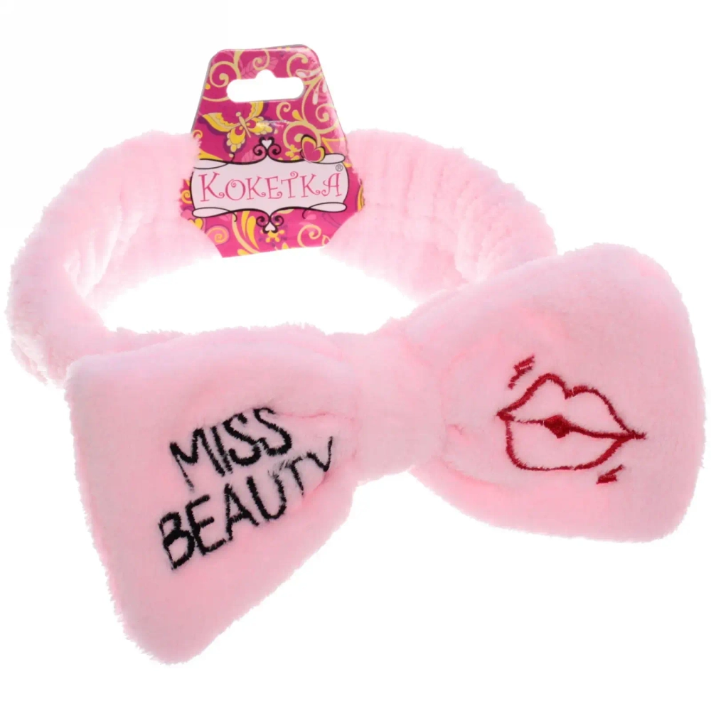 Повязка на голову «Кокетка - Miss Beauty», микс 4 цвета, 6,5*16см