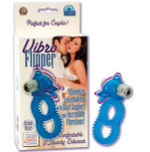 Кольцо с вибропулькой Vibro Flipper (Цвет: голубой)