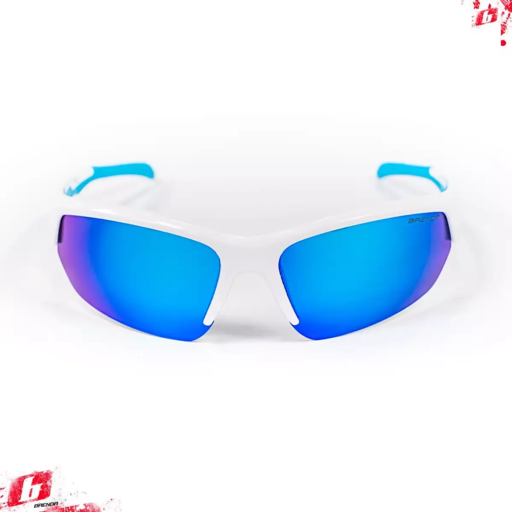 Очки BRENDA мод. SP8003 C3 white-blue revo